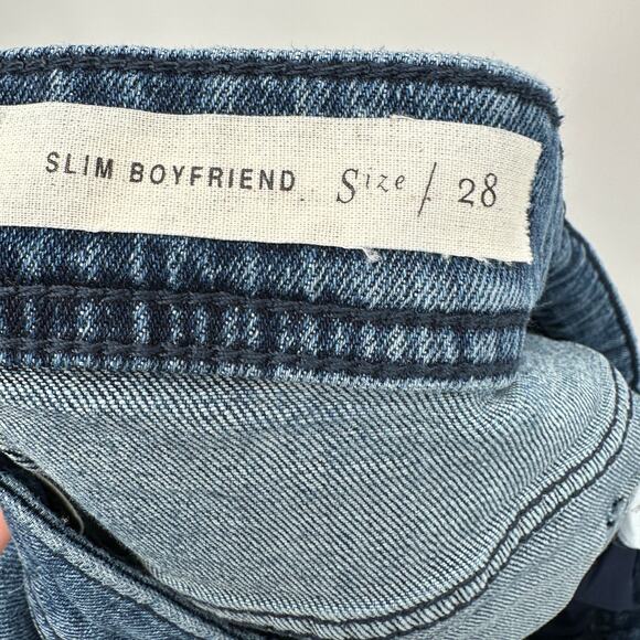 ANTHROPOLOGIE Pilcro & The Letterpress Slim Boyfriend Denim Cuffed Shorts // 28 - Picture 6 of 6